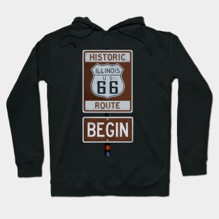 Route 66 Begin Hoodie